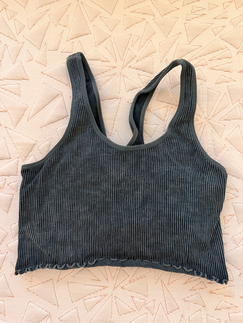 Ribbed Crop Tank